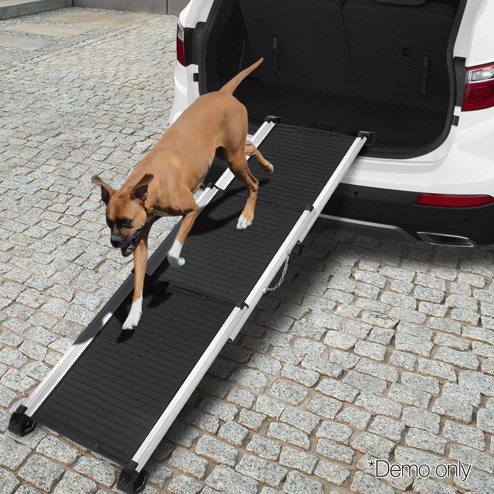 i.Pet Dog Ramp Dog Steps Pet Car Travel Step Stair Foldable Portable