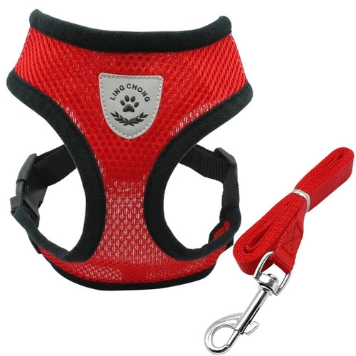 Mesh Puppy Pet Harness Small Dogs Cat Harness and