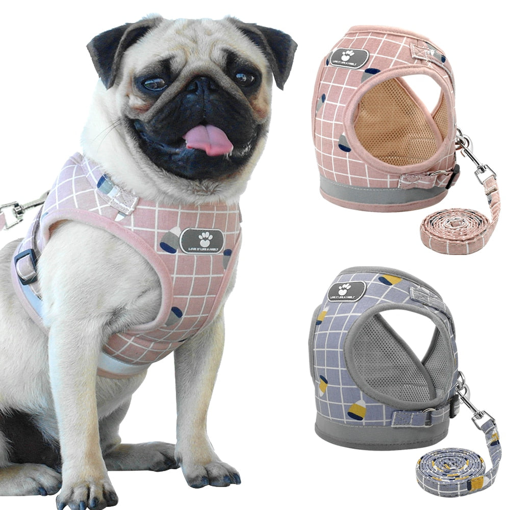 Mesh Puppy Pet Harness Small Dogs Cat Harness and