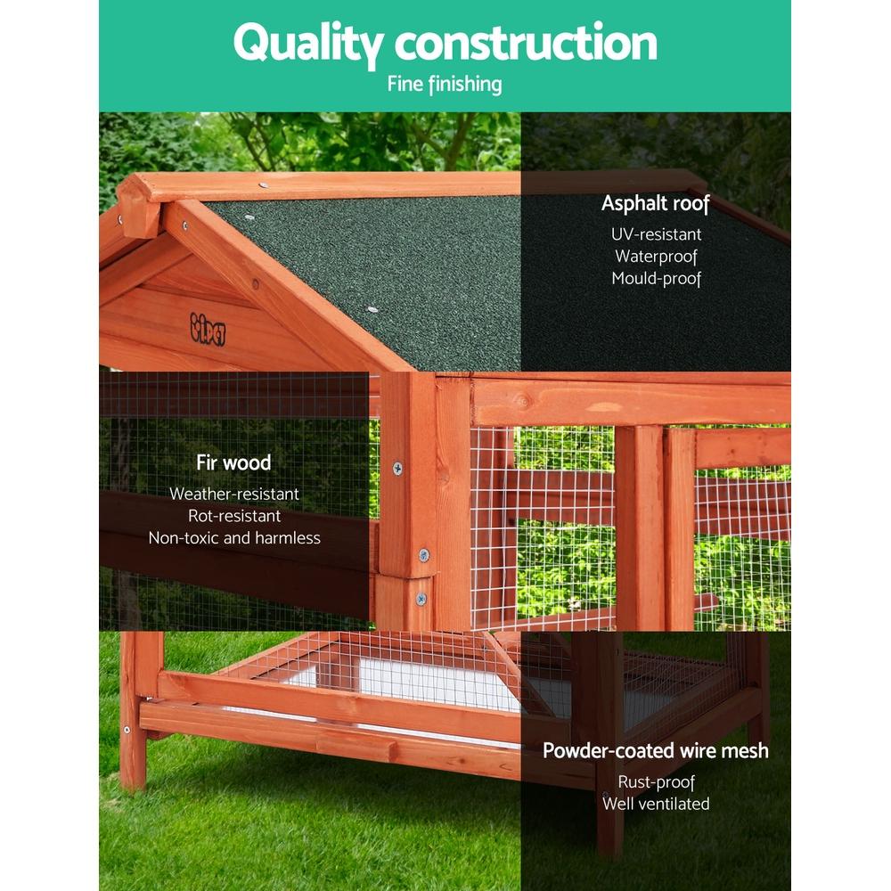 i.Pet Bird Cage Wooden Pet Cages Aviary Large Carrier Travel Canary