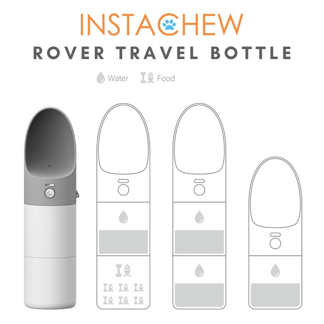 Instachew Rover Pet Travel Bottle, Dog water bottle